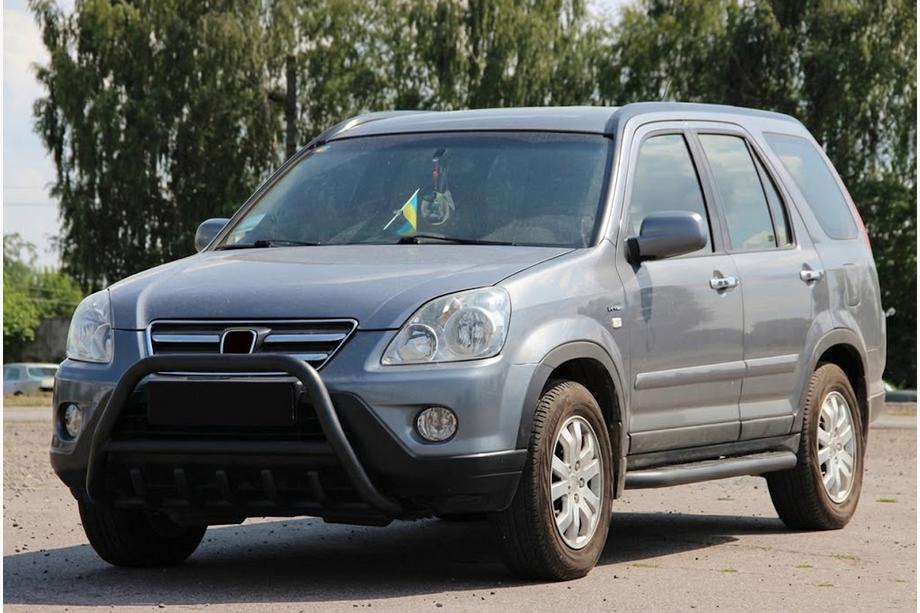Honda CRV 2001–2006 Karjapuskuri WT003 Black (ruostumaton teräs) Image