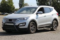 Hyundai Santa Fe 3 2012–2018 Etupuskuriputki WT003 Black (ruostumaton teräs) kuva 1