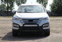 Hyundai Santa Fe 3 2012–2018 Etupuskuriputki WT003 Black (ruostumaton teräs) kuva 3