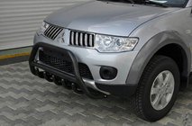 Mitsubishi L200 2006–2015 Karjapuskuri WT003 Black (ruostumaton teräs) kuva 1