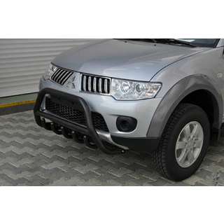 Keulaputki WT003 Black (ruostumaton teräs) Mitsubishi Pajero Sport 2008–2015 kuva 1