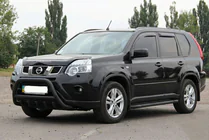 Nissan X-trail T31 2007–2014 Karjapuskuri WT003 Black (ruostumaton teräs) kuva 2