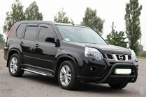Nissan X-trail T31 2007–2014 Karjapuskuri WT003 Black (ruostumaton teräs) kuva 6