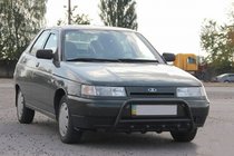 VAZ 2110-21115 1995–2015 Bullbar WT003 Black 60 mm (ruostumaton teräs) kuva 2