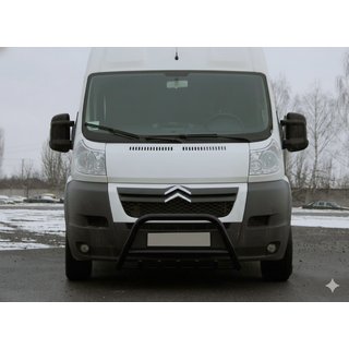 Etupuskuriputki WT003 Black (ruostumaton teräs) Citroen Jumper 2007–2025 kuva 4