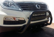 SsangYong Rexton I 2001–2017 Karjapuskuri WT004 Black (ruostumaton teräs) kuva 1