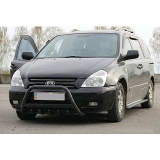 Karjapuskuri WT004 Black (ruostumaton teräs) Kia Carnival 2002–2013 kuva 3