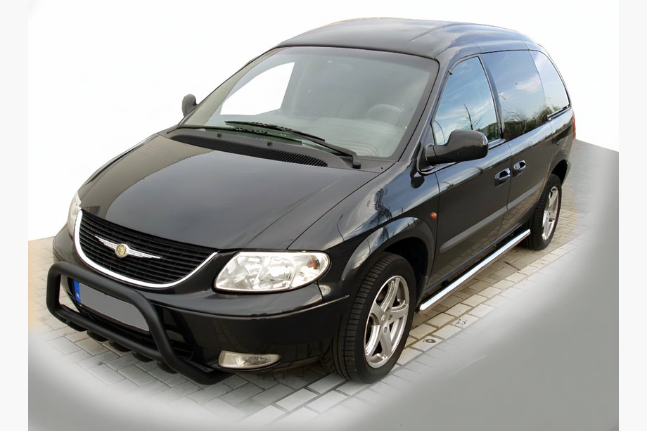 Chrysler Voyager 2001–2007 Etupuskuriputki WT003 Black (ruostumaton teräs) Image