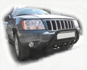 Jeep Grand Cherokee WK 2004–2010 Puskurirauta WT003 Black kuva 1