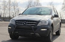 Mercedes ML W164 2005–2011 Karjapuskuri WT003 Black (ruostumaton teräs) kuva 4