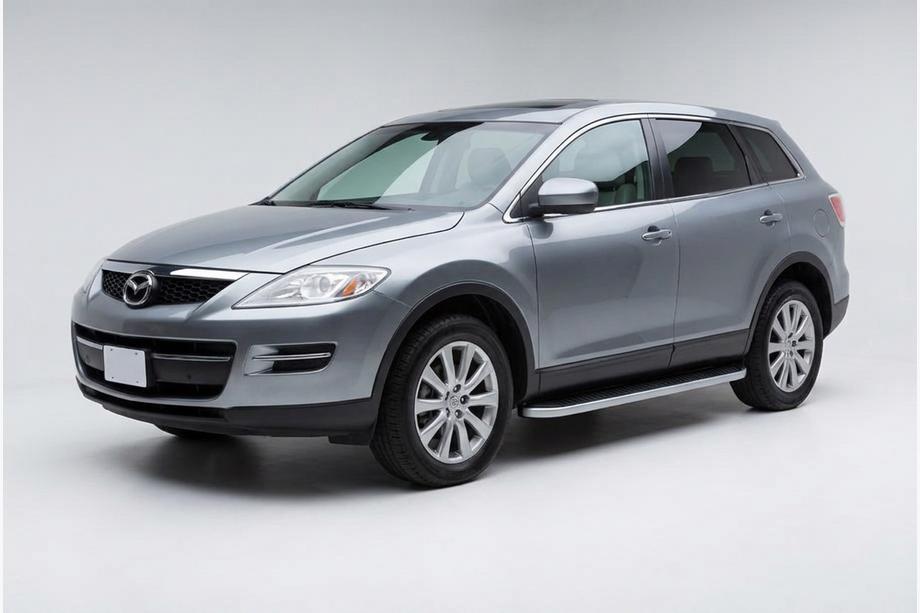 Mazda CX-9 2007–2016 Tayga Grey -sivuaskelmat (2 kpl, alumiini) Image