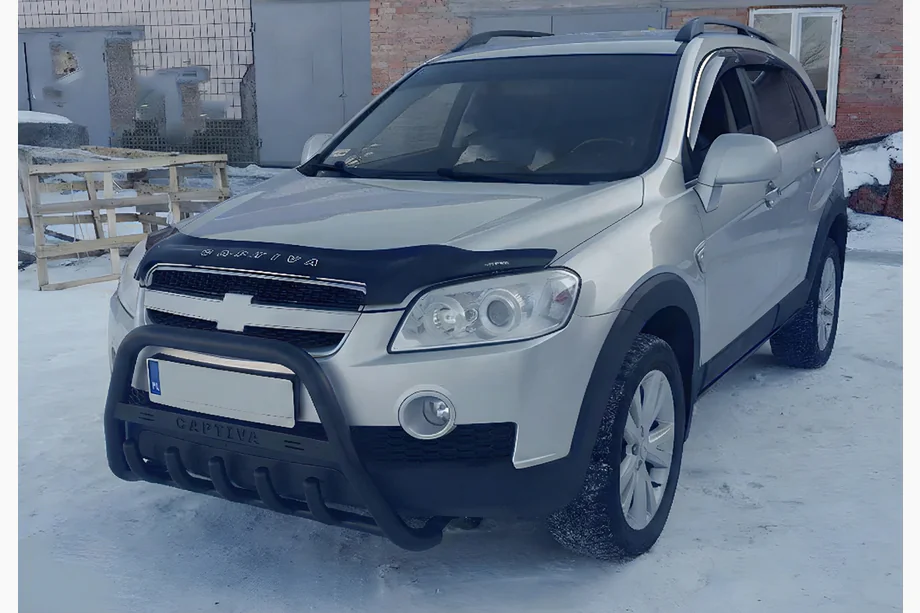 Chevrolet Captiva 2006–2019 Karjapuskuri WT004 Black (ruostumaton teräs) Image