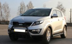 Kia Sportage 2010–2015 Karjapuskuri WT004 Black (ruostumaton teräs) kuva 1