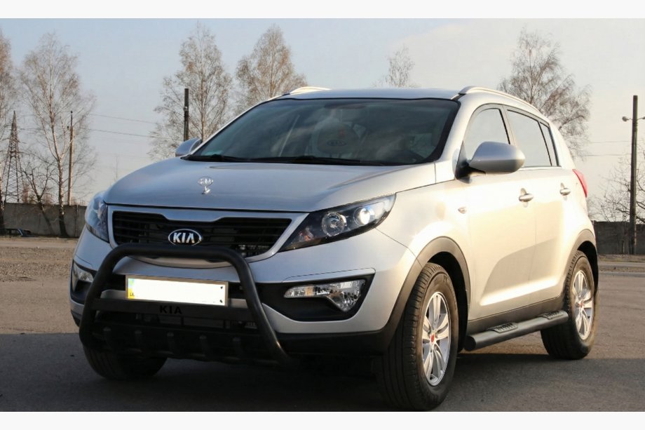 Kia Sportage 2010–2015 Karjapuskuri WT004 Black (ruostumaton teräs) Image