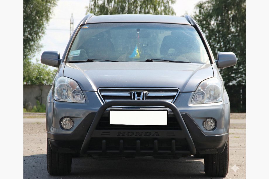 Honda CRV 2001–2006 Karjapuskuri WT004 Black (ruostumaton teräs) Image