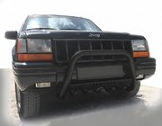 Jeep Grand Cherokee WJ 1999–2004 Karjapuskuri WT004 Black (ruostumaton teräs) kuva 1