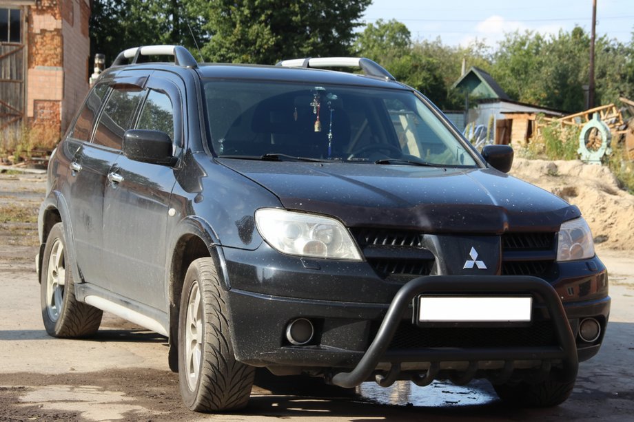 Mitsubishi Outlander 2001–2006 Karjapuskuri WT003 Black (RST) Image