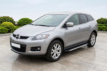 Mazda CX-7 2006–2012 Duru sivuportaat (2 kpl, alumiini) kuva 1