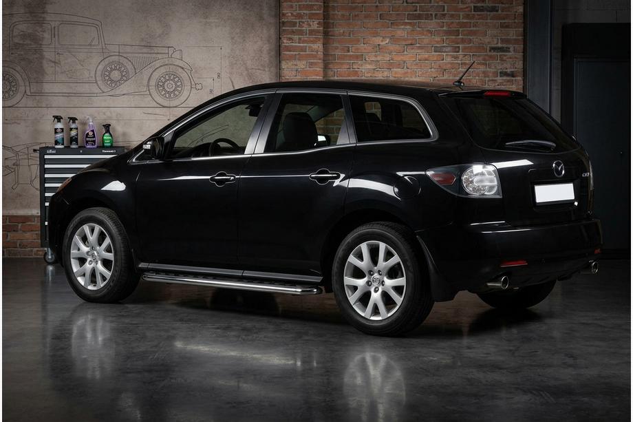Mazda CX-7 2006–2012 Maydos V1 sivuportaat (2 kpl, ruostumaton teräs) Image
