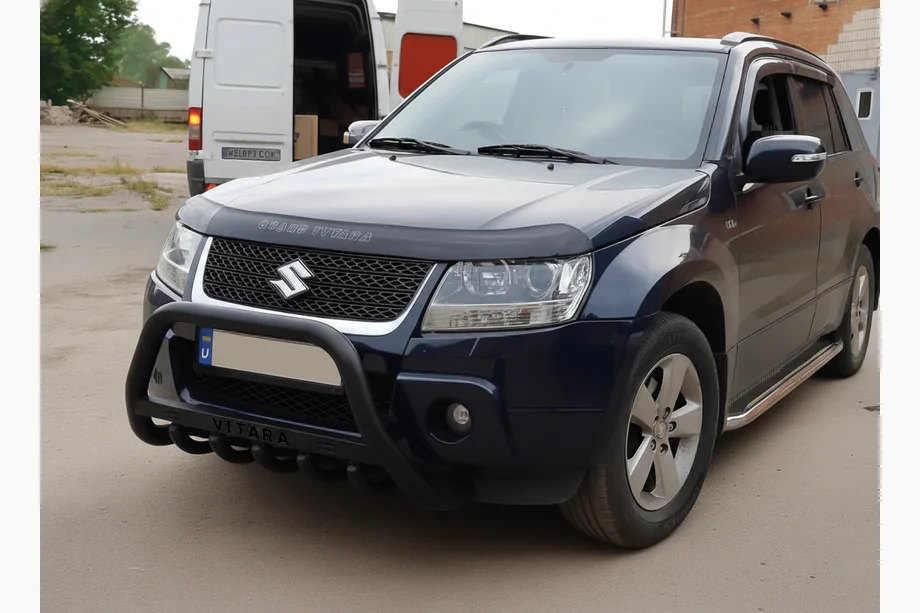 Suzuki Grand Vitara 2005–2017 Karjapuskuri WT004 Black (ruostumaton teräs) Image