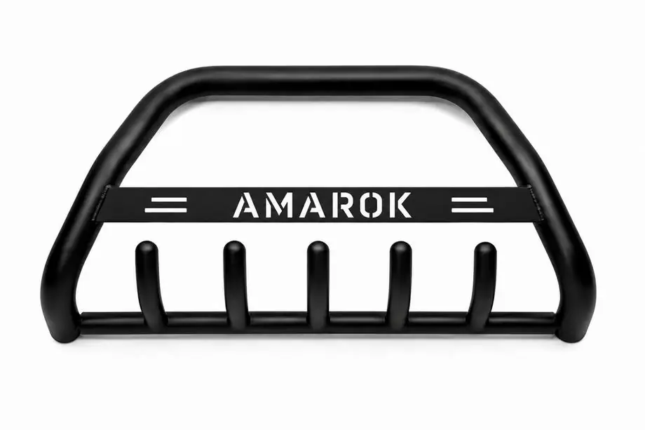 Volkswagen Amarok 2010–2022 Karjapuskuri WT004 Black (ruostumaton teräs) Image