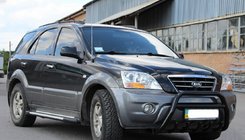 Kia Sorento I BL 2002–2009 Bullbar WT003 Black-2 (ruostumaton teräs) kuva 4