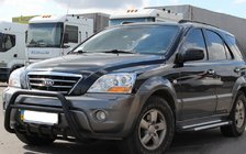 Kia Sorento I BL 2002–2009 Bullbar WT003 Black-2 (ruostumaton teräs) kuva 1