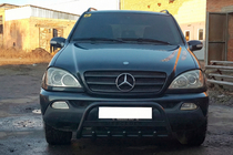 Mercedes ML W163 1997–2005 Karjapuskuri WT004 Black (ruostumaton teräs) kuva 2