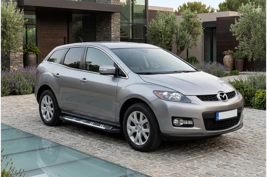 Mazda CX-7 2006–2012 Sunrise sivuportaat (2 kpl, alumiini) Image