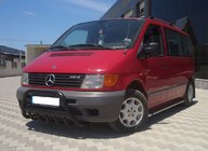 Mercedes Vito W638 1996–2003 Karjapuskuri WT003 Black (ruostumaton teräs) kuva 3