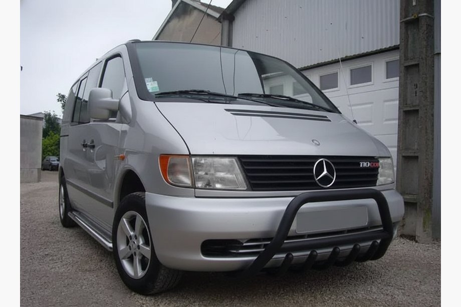 Mercedes Vito W638 1996–2003 Karjapuskuri WT003 Black (ruostumaton teräs) Image