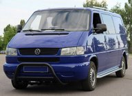 Volkswagen T4 Transporter 1990–2003 Karjapuskuri WT003 Black (ruostumaton teräs) kuva 3