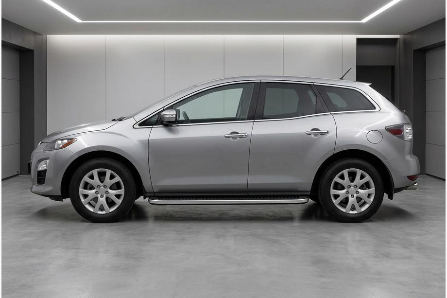 Mazda CX-7 2006–2012 Tayga Grey -sivuaskelmat (2 kpl, alumiini) Image