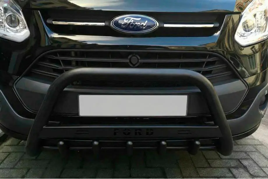 Ford Custom 2013–2022 Karjapuskuri WT004 Black (ruostumaton teräs) Image