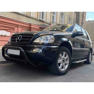 Karjapuskuri WT003 Black (ruostumaton teräs) Mercedes ML W163 1997–2005 kuva 4