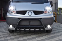 Renault Trafic 2001–2015 Karjapuskuri WT003 Black (ruostumaton teräs) kuva 1