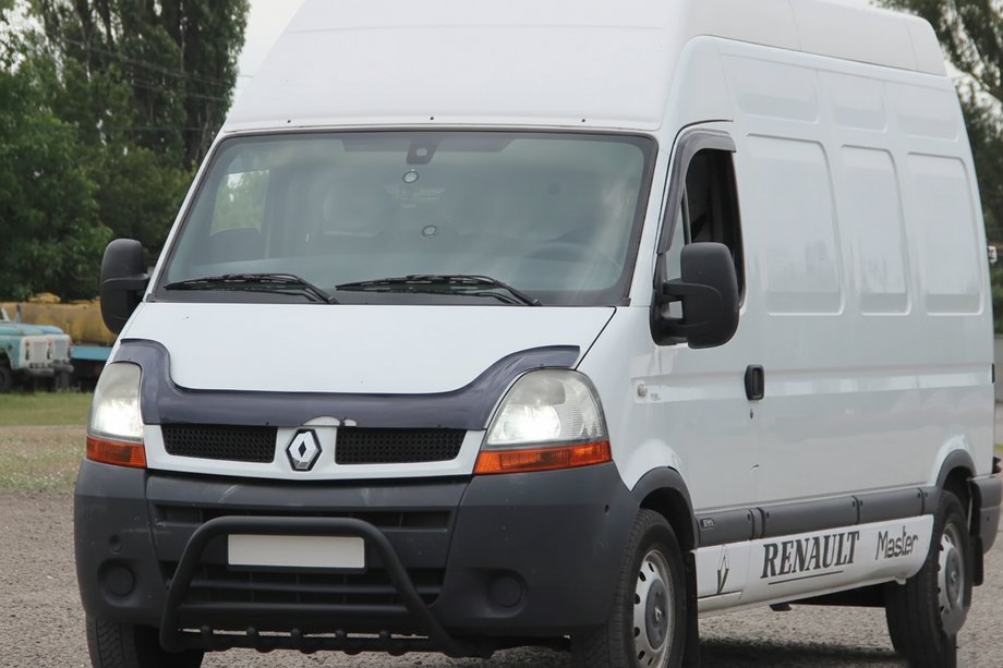 Renault Master 1998–2010 Etupuskuriputki WT003 Black (ruostumaton teräs) Image