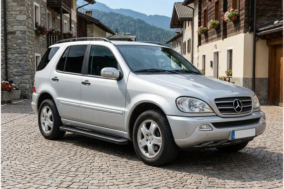 Mercedes ML W163 1997–2005 Allmond Black sivuportaat (2 kpl, alumiini) Image