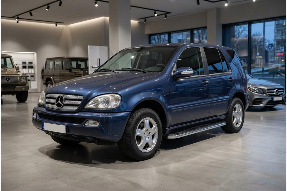 Mercedes ML W163 1997–2005 Maydos V1 sivuportaat (2 kpl, alumiini ↗ ruostumaton teräs) Image
