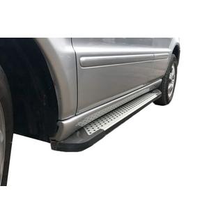 Allmond Grey -sivuporrassarja (2 kpl, alumiini) Mercedes ML W163 1997–2005 kuva 1