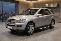 Mercedes ML W164 2005–2011 Duru sivuportaat (2 kpl, alumiini) kuva 1