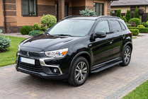Mitsubishi ASX 2010–2023 Sivuporrast Bosphorus Black (2 kpl, alumiini) kuva 1