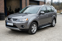 Mitsubishi Outlander 2006–2012 Sunrise sivuportaat (2 kpl, alumiini) kuva 1