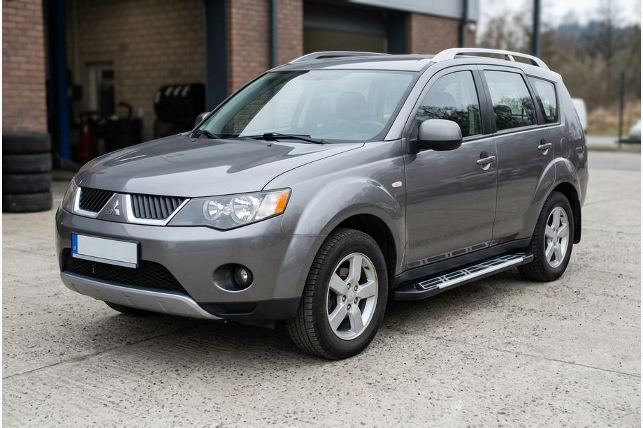 Mitsubishi Outlander 2006–2012 Sunrise sivuportaat (2 kpl, alumiini) Image