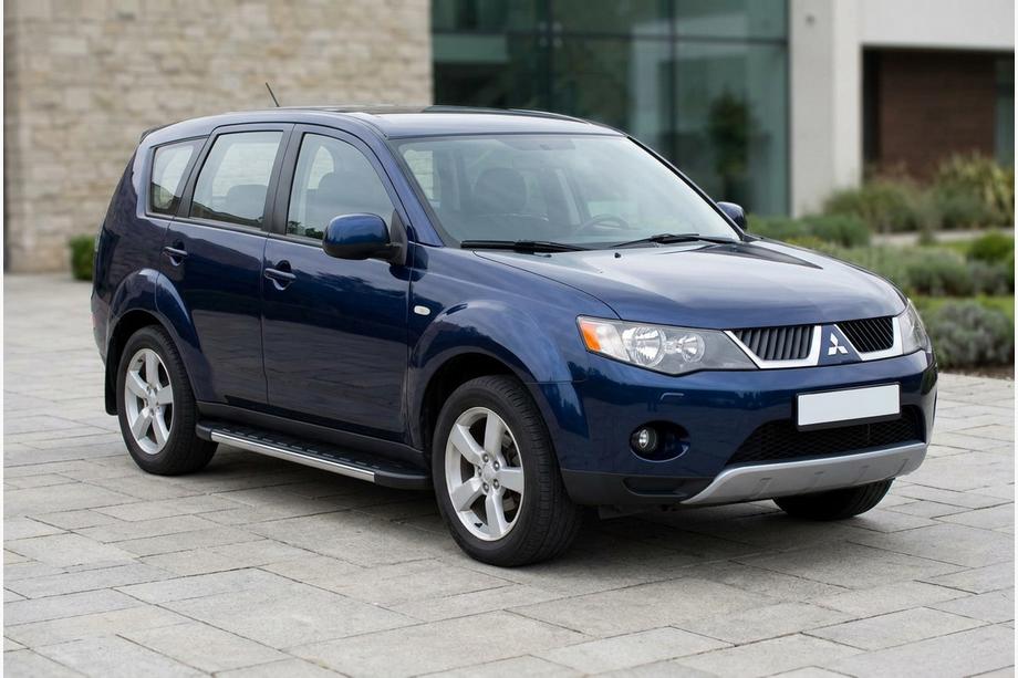 Mitsubishi Outlander 2006–2012 Duru sivuportaat (2 kpl, alumiini) Image