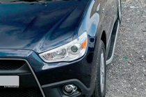 Mitsubishi Outlander 2006–2012 Tayga Grey -sivuaskelmat (2 kpl, alumiini) kuva 10