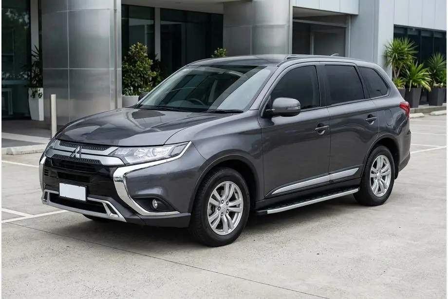 Mitsubishi Outlander 2012–2021 Fullmond sivuaskelmat (2 kpl, alumiini) Image