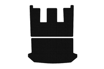 Citroen C-8 2002–2014 Kuminen tavaratilan matto Carsuit V1 (Musta) kuva 1