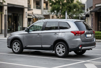 Mitsubishi Outlander 2012–2021 Sivuportaat Tayga Grey (2 kpl, alumiini) kuva 1