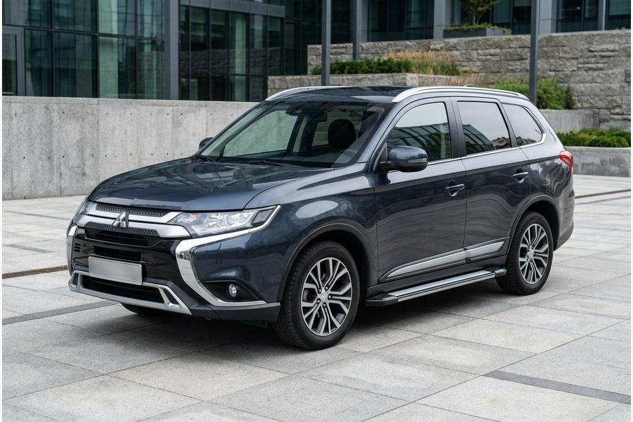 Mitsubishi Outlander 2012–2021 Rainbow sivuportaat (2 kpl, alumiini) Image